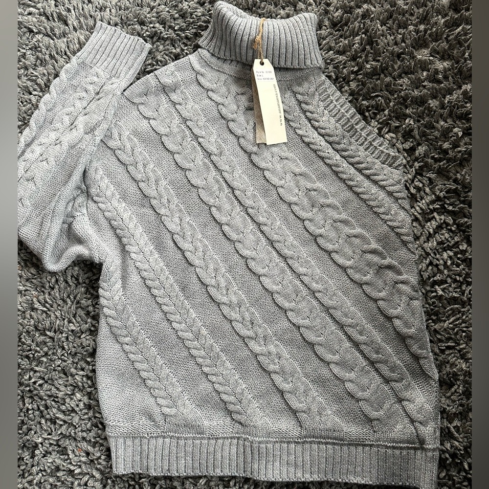 Anama One Shoulder Turtleneck Sweater